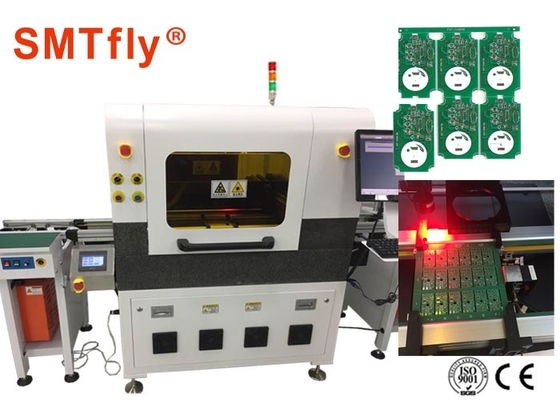 машина PCB Depanelizer лазера 100mm/S 0.6mm электронная с безопасным датчиком