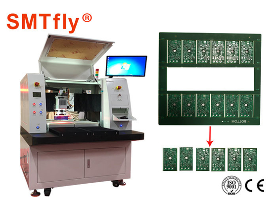 машина PCB Depanelizer лазера 100mm/S 0.6mm электронная с безопасным датчиком
