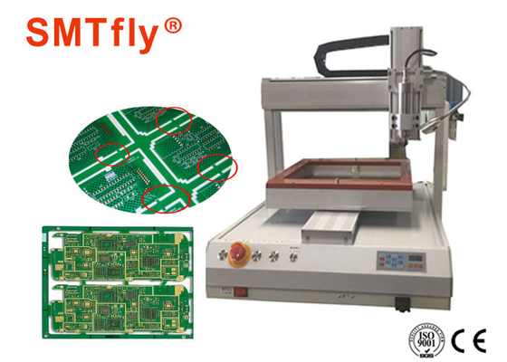 Белая ручная настольная машина Depaneling маршрутизатора PCB 0.5KW со шпинделем охлаженным воздухом