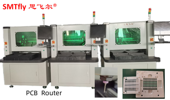 Pcb Cnc маршрутизатора рабочего места 4.2KW L450mm двойной/маршрутизатор PCB Depaneling машина
