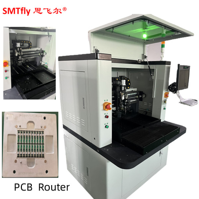 маршрутизатор PCB Depaneling белизны 50000r/S 20W через контролируя уча программу коробки
