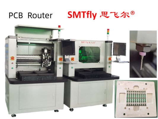 Машины для PCB-маршрутизаторов с двусторонним сдвижным обменником и автоматическим сепаратором