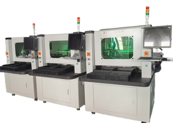 Машина маршрутизатора PCB CNC PCB Depaneling с таблицей двойной работы, PCB Depanelizer