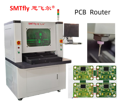 Маршрутизатор Depaneling PCB для компьютерной индустрии с точностью оси 0.001mm