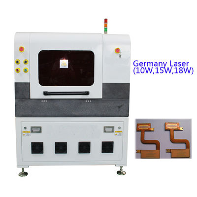 стресс машины лазера Depaneling 18W 355nm SMT встроенный неподвижный свободный