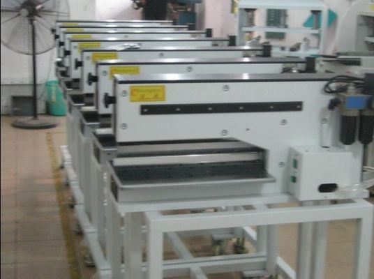 Пневматически управляемая машина разделителя PCB с 2 линейными лезвиями