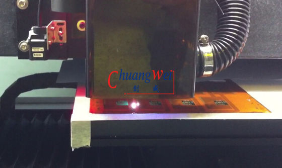 машина PCB Depaneling лазера 18W Optowave 355nm без стресса