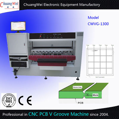 3.0KW машина маршрутизатора PCB Depaneling, машина трассы Pcb 5kg/Cm2